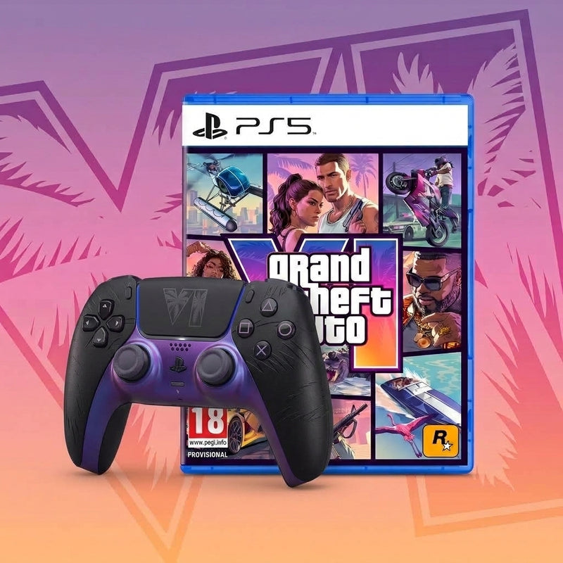 Pack Grand Theft Auto VI + Manette DualSense Noire