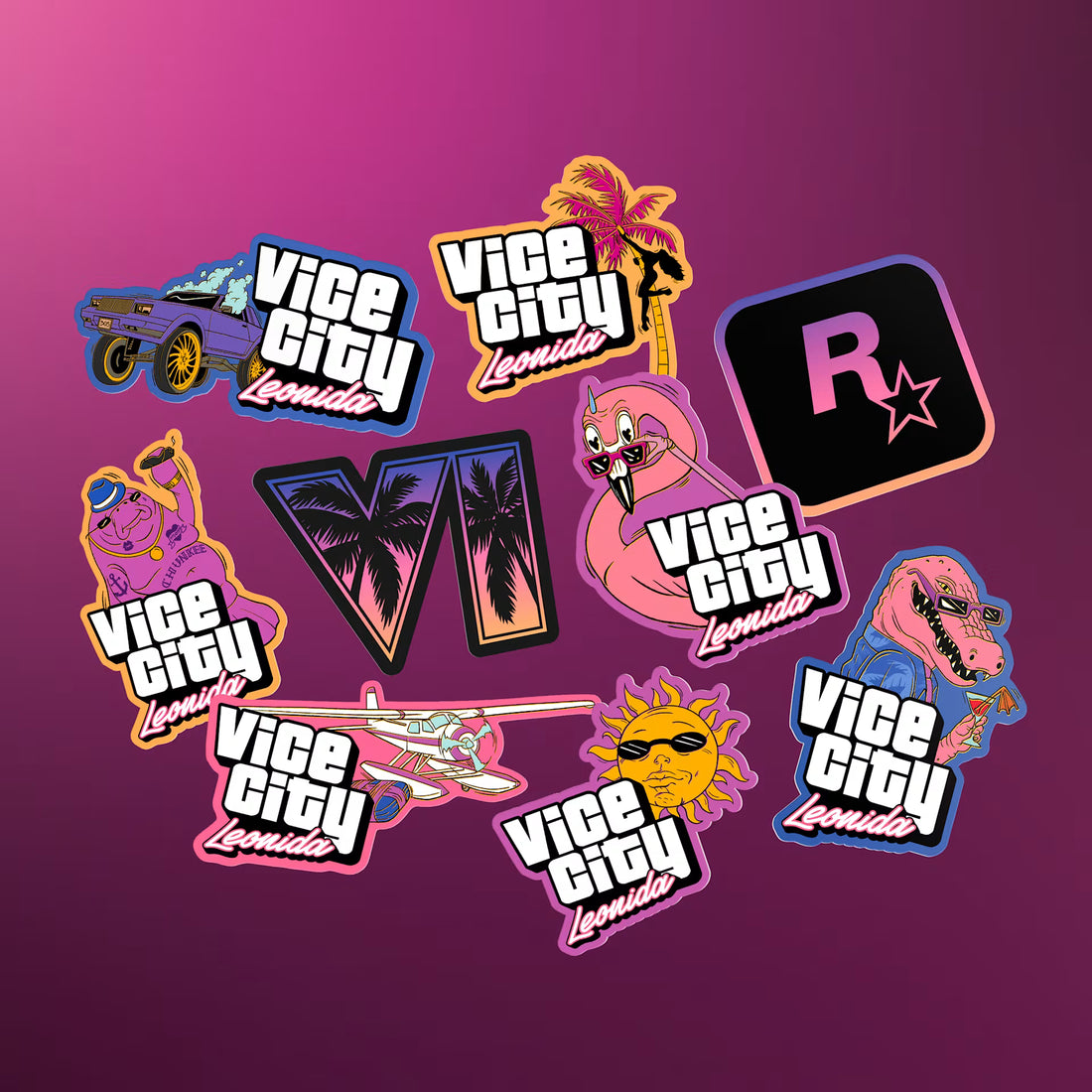 Lot de stickers Leonida Keys