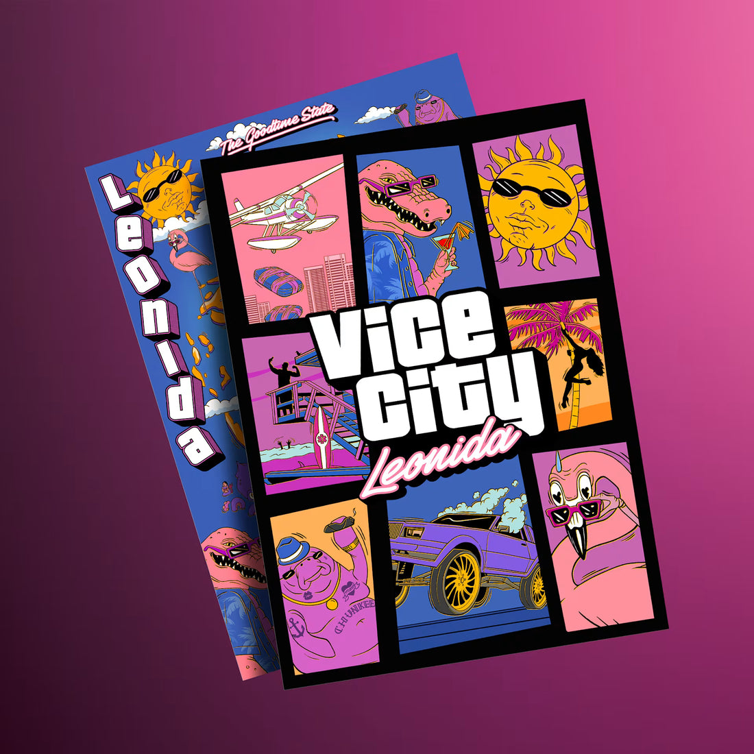 Poster souvenir recto verso