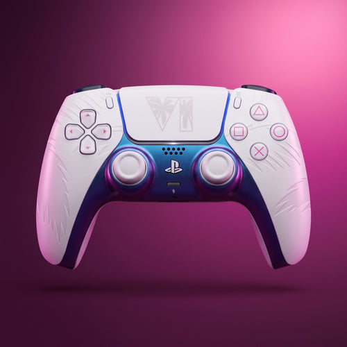 Manette sans fil DualSense® - Édition limitée Grand Theft Auto VI White - pour PS5, PC, Mac et mobile
